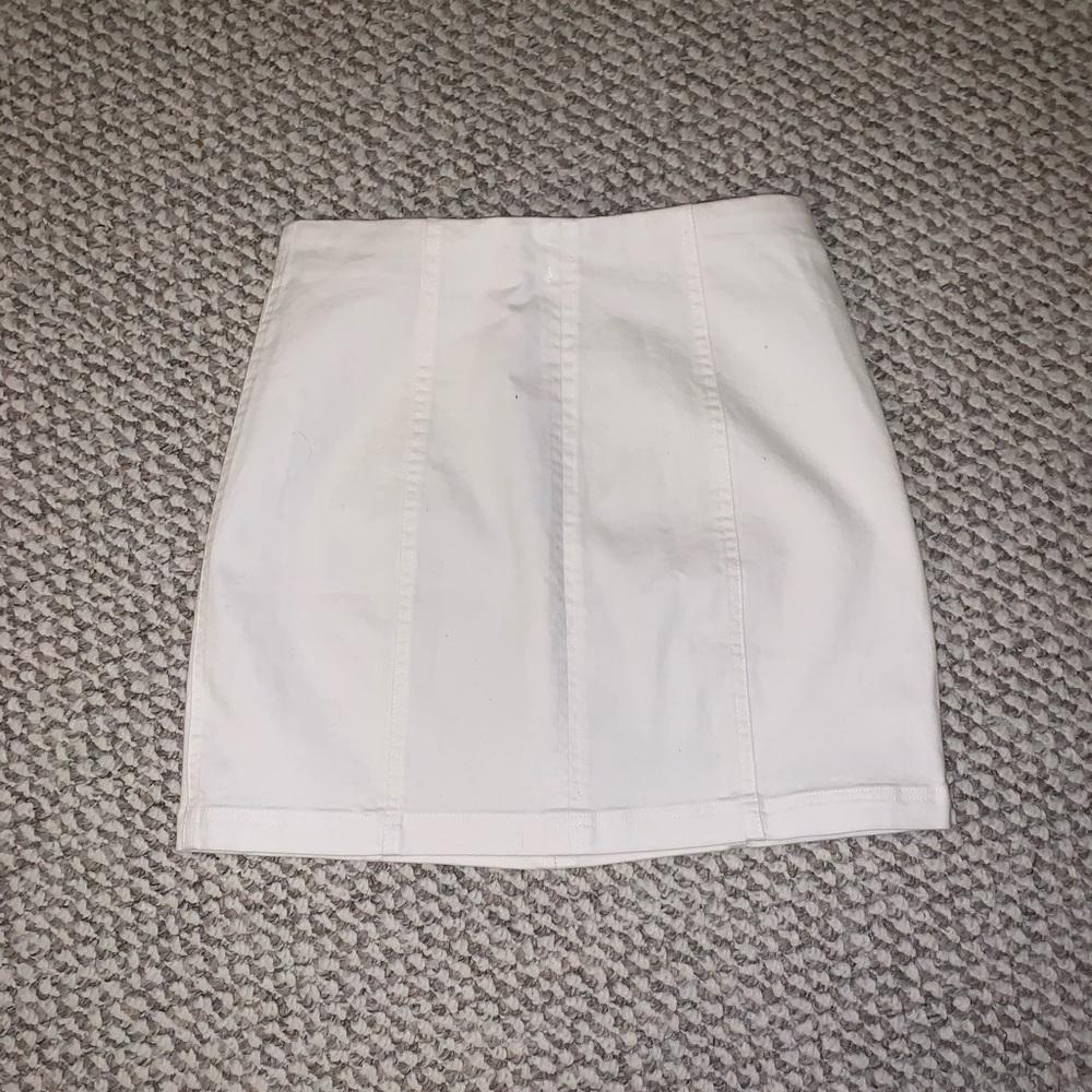 White skirt
